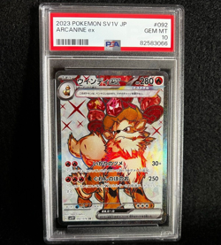 Pokemon Japanese ARCANINE 092/078 SR (2023 sv1V Violet ex) PSA 10 - Image 1