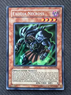 Yugioh Exodia Necross Limited Edition Secret Rare MC2-EN003 LP/NM - Image 1
