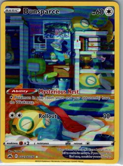 Dunsparce GG23/GG70 Crown Zenith: Galarian Gallery - Pokemon Card - NM - Image 1
