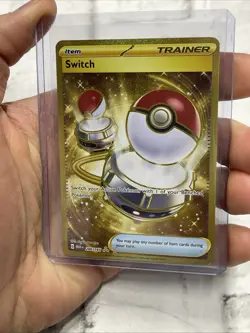 Pokemon TCG Switch 206/165 SV Scarlet & Violet 151 Hyper Rare NM Near Mint Card - Image 1