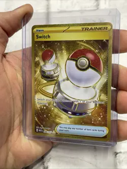 Pokemon TCG Switch 206/165 SV Scarlet & Violet 151 Hyper Rare NM Near Mint Card - Image 2