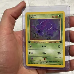 Pokemon Zubat 70/82 - 1st Edition Team Rocket Vintage Pokemon Card LP+ Vintage - Image 2