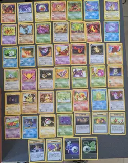 COMPLETE POKEMON TEAM ROCKET 48-Card UNCOMMON/COMMON SET - Image 1