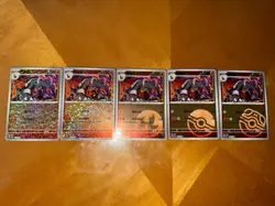 Houndoom 5 Card Lot Pokemon S-Chinese Exclusive Gem Pack Vol.3 CBB3C - Image 1