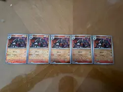 Houndoom 5 Card Lot Pokemon S-Chinese Exclusive Gem Pack Vol.3 CBB3C - Image 2