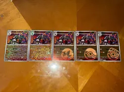 Houndoom 5 Card Lot Pokemon S-Chinese Exclusive Gem Pack Vol.3 CBB3C - Image 3