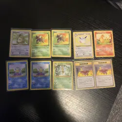 Pokemon Card Game Lot 50 Vintage Cards 2 Holos All Cards NM -Damaged Condition - Image 3