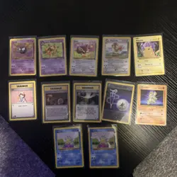 Pokemon Card Game Lot 50 Vintage Cards 2 Holos All Cards NM -Damaged Condition - Image 5