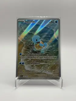 Pokemon Squirtle Holo Card TCG SV Scarlet & Violet 151 Series 170/165 Near Mint - Image 1