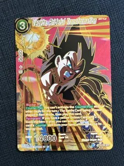 Vegeta Prideful Transformation BT10-105 SPR Foil Dragon Ball Super Card Game NM - Image 1