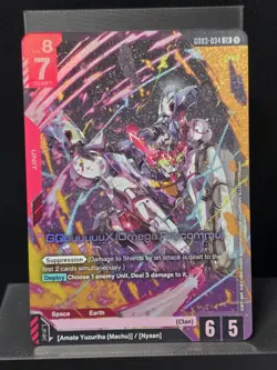 Gundam Card Game Gquuuuuux (Omega Psycommu) GD03-034 LR Steel Requiem Near Mint - Image 2