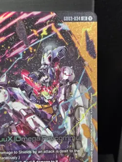Gundam Card Game Gquuuuuux (Omega Psycommu) GD03-034 LR Steel Requiem Near Mint - Image 4