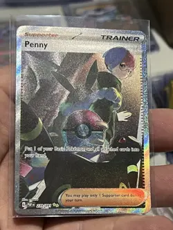 Penny 239/091 S&V Paldean Fates SIR Special Illustration Rare Pokemon TCG Card - Image 1