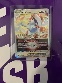 Pokemon Cards Lugia VSTAR 139/195 Silver Tempest Holo Rare VSTAR NM - Image 1