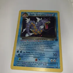 LP+ Pokemon TCG Dark Gyarados Prerelease Holo Rare Card 8/82 Vintage - Image 1