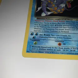 LP+ Pokemon TCG Dark Gyarados Prerelease Holo Rare Card 8/82 Vintage - Image 2
