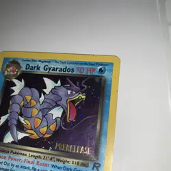 LP+ Pokemon TCG Dark Gyarados Prerelease Holo Rare Card 8/82 Vintage - Image 4