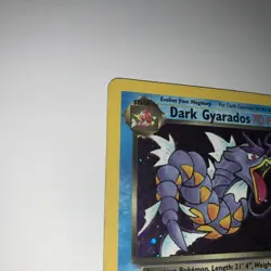 LP+ Pokemon TCG Dark Gyarados Prerelease Holo Rare Card 8/82 Vintage - Image 5