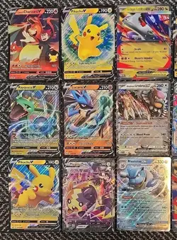 15 Pokemon Jumbo Promo Card Oversized 5"x7" Lot Basic, Stage 1, VStar, V-Union - Image 2