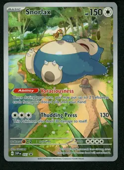Snorlax 051 Sv: Scarlet & Violet Promo Cards Holo NM NEAR MINT! L2 - Image 1
