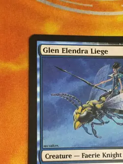 D1160 MAGIC GATHERING SHADOWMOOR GLEN ELENDRA LIEGE #163 HP-DMG R MTG - Image 3