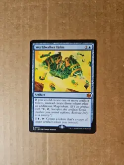 Worldwalker Helm Outlaws of Thunder Junction: the Big Score Regular Promo Pack - Image 1