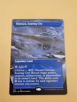 Otawara, Soaring City (Borderless) Kamigawa: Neon Dynasty Regular - Image 2