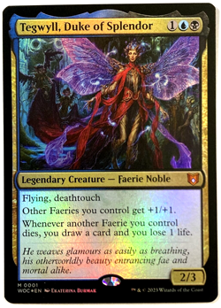 MTG Tegwyll, Duke of Splendor *FOIL* Commander: Wilds of Eldraine 0001 NM - Image 1