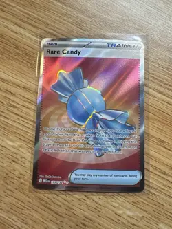 Pokemon TCG Mega Evolution Trainer Holo Card 175/132 Rare Candy - Image 1