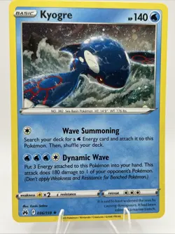 Pokemon TCG - Kyogre - 036/159 - Cosmos Holo Promo - Image 1