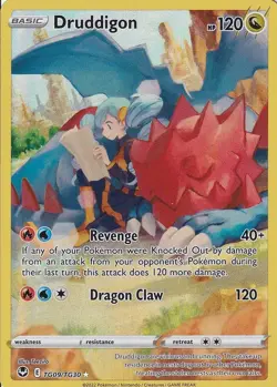 Pokemon Druddigon Full Art TG09/TG30 Silver Tempest (NM) 🔥GRAND CARTEL🔥 - Image 1