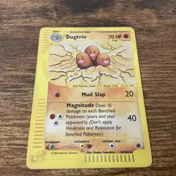 2002 Pokemon Expedition Dugtrio Holo 10/165 - Image 3