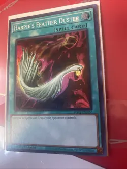 Yugioh Harpie's Feather Duster EGS1-EN022 1st Edition Super Rare LP - Image 3