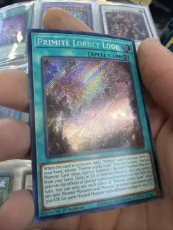 YUGIOH PRIMITE LORDLY LODE SECRET RARE NM BLMM-EN172 - Image 3