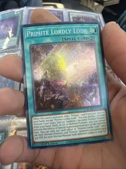 YUGIOH PRIMITE LORDLY LODE SECRET RARE NM BLMM-EN172 - Image 4