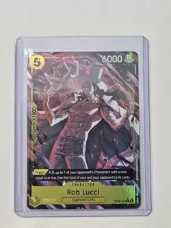 Rob Lucci ST29-013 Parallel Starter Deck Promo One Piece Card English - Image 1