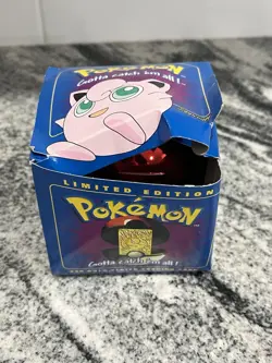 1999 Jigglypuff Pokemon Card 23k Gold Plated Trading Card Burger King - Image 1