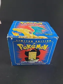 Pokemon 23k Gold Plated Charizard Burger King 1999 Pokeball Trading Card - Image 1