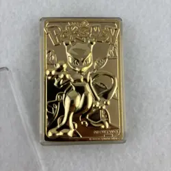 1999 Burger King Pokemon Trading Card - Mewtwo 23k (Plated)- BK Promo - Image 1