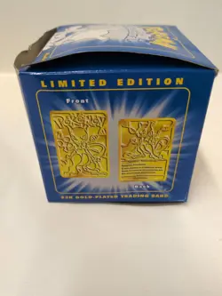 1999 Burger King Pokemon Mewtwo Pokeball Sealed 23K Gold Plated Trading Card - Image 5