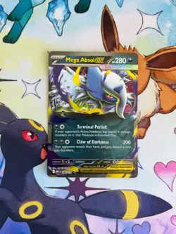 Mega Absol ex 086/132 Double Rare Mega Evolution Pokemon NM Card - Image 1