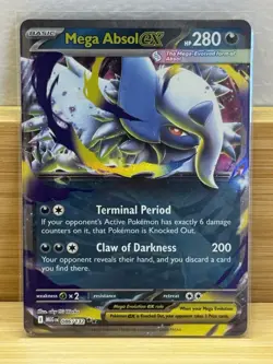 Mega Absol ex 086/132 NM Double Rare Holo Mega Evolution Pokemon Card TCG 86/132 - Image 3