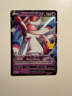 Dark Sylveon v SWSH134 Gem Mint 2021 25th Anniversary Celebrations Promo Card - Image 1