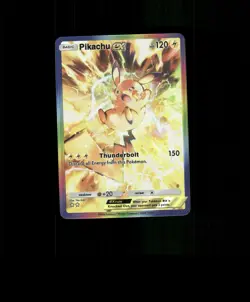 FAN-ART READ DESCRIPTION BELOW HOLO Pikachu Card Pikachu Pokemon Card p1 - Image 1