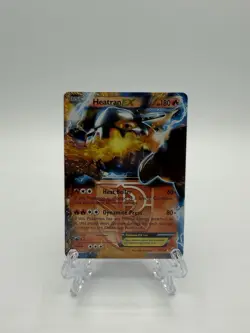 Heatran EX 13/116 Plasma Freeze Ultra Rare Holo Pokemon Card LP - Image 1