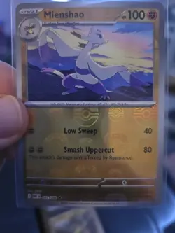 Mienshao (Master Ball Pattern) 053/086 Pokemon Uncommon SV: White Flare Card NM - Image 1