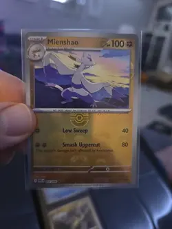 Mienshao (Master Ball Pattern) 053/086 Pokemon Uncommon SV: White Flare Card NM - Image 2