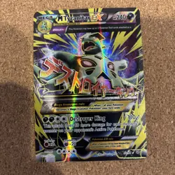 Pokemon TCG M Tyranitar EX Full Art XY: Ancient Origins Card 92/98 - Image 1
