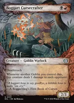 Boggart Cursecrafter - Foil Showcase ECL NM MTG - Image 1