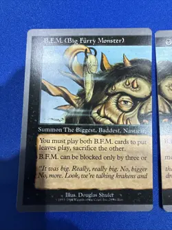 MTG B.F.M. (BIG FURRY MONSTER) BFM SET Near Mint - Image 2